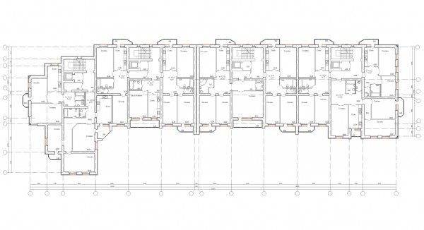 план этажа многоэтажного дома