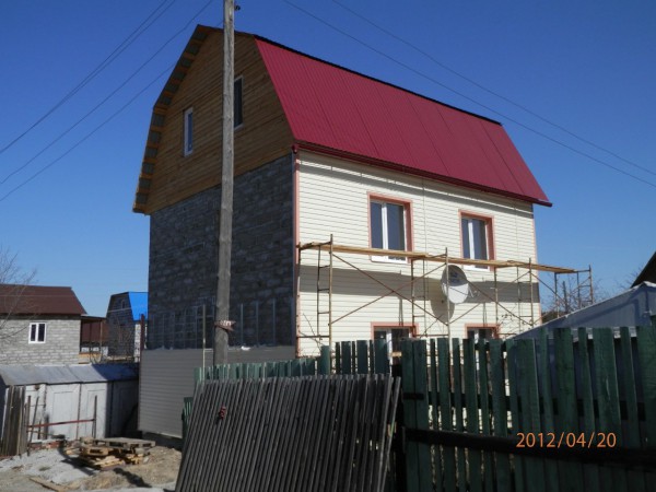 Монтаж фасада из сайдинга от 400 р./ м2