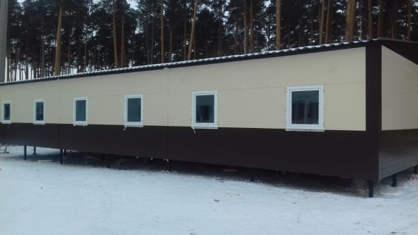 Строительство зданий из сэндвич панелей по металлокаркасу объект 2